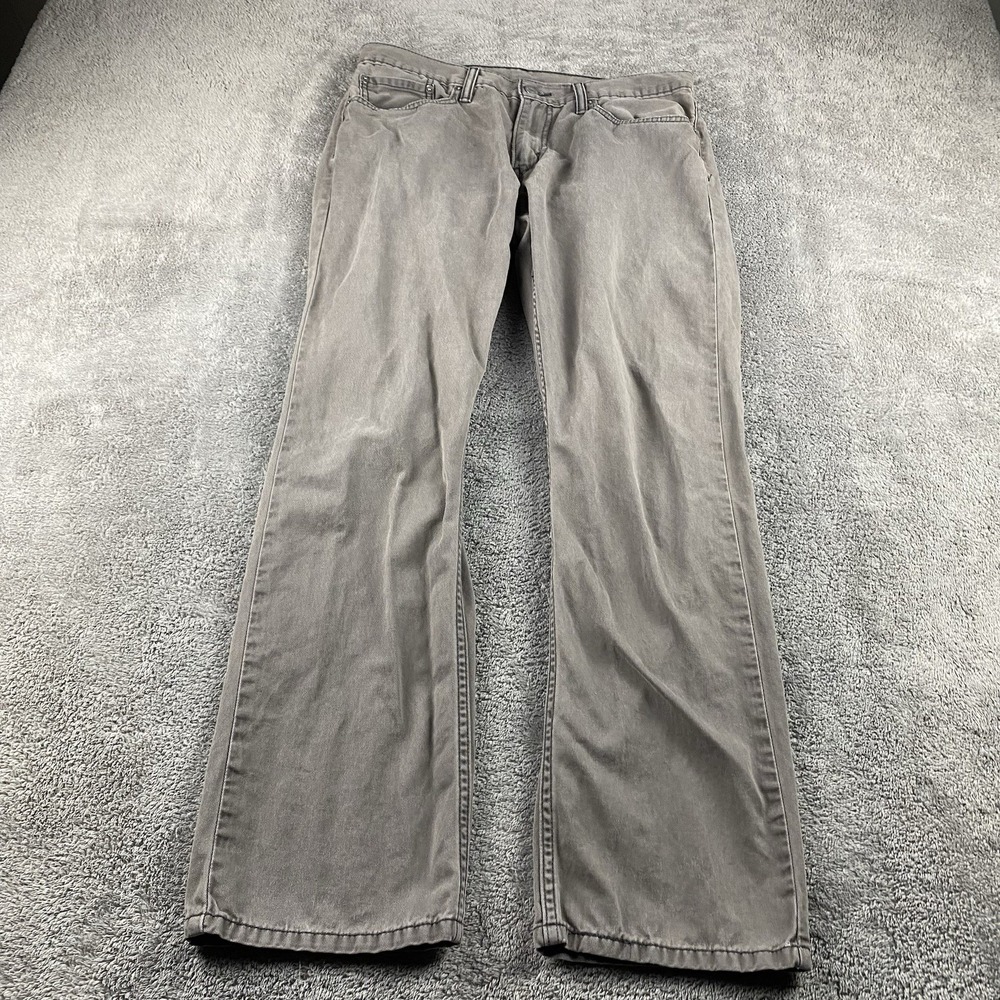 Levis 514 Straight Fit Jeans Mens 32x30 Brown Mid Rise 100% Cotton